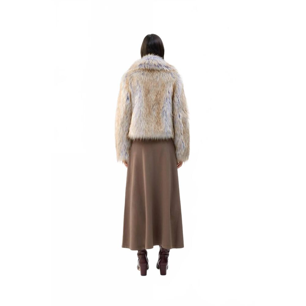 NEW UNREAL FUR women's harmony jacket in brown - Picture 3 of 3